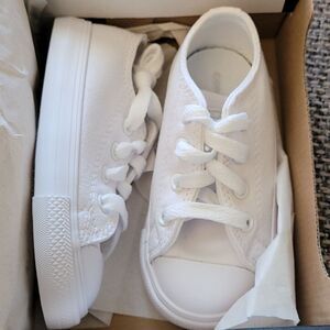 All white Converse